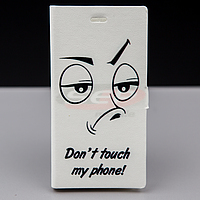 Toc FlipCover Stand Magnet Design Don`t Touch My Phone Huawei P8 Lite